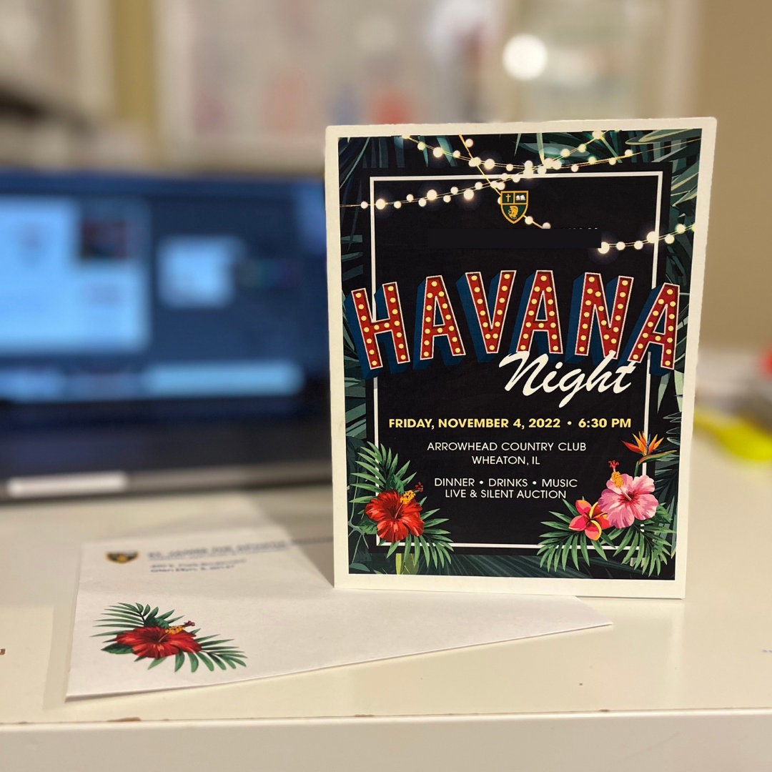 Havana Night Auction Fundraiser Graphic Starter Pack