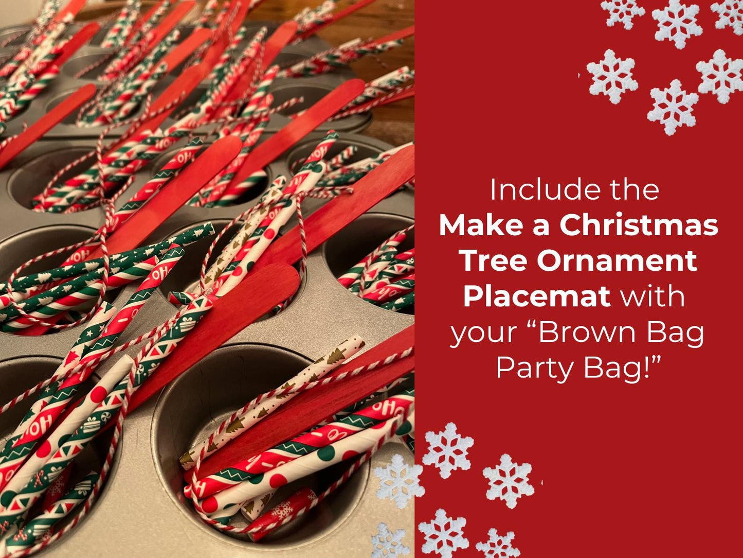 Christmas Tree Ornament Craft Placemat, Kids Holiday Activity (PDF Printable and Canva Template)